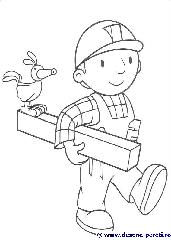 bob constructorul desene colorat